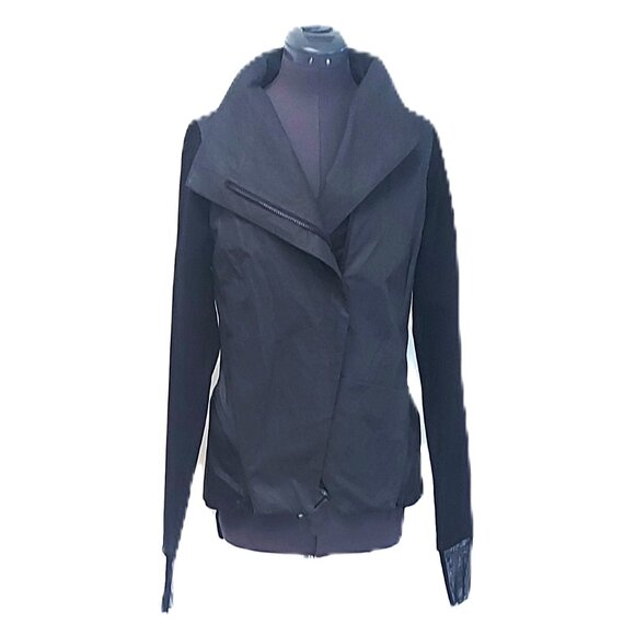 Art Point Convertible Leather Jacket NWT - Size M - Picture 4 of 16